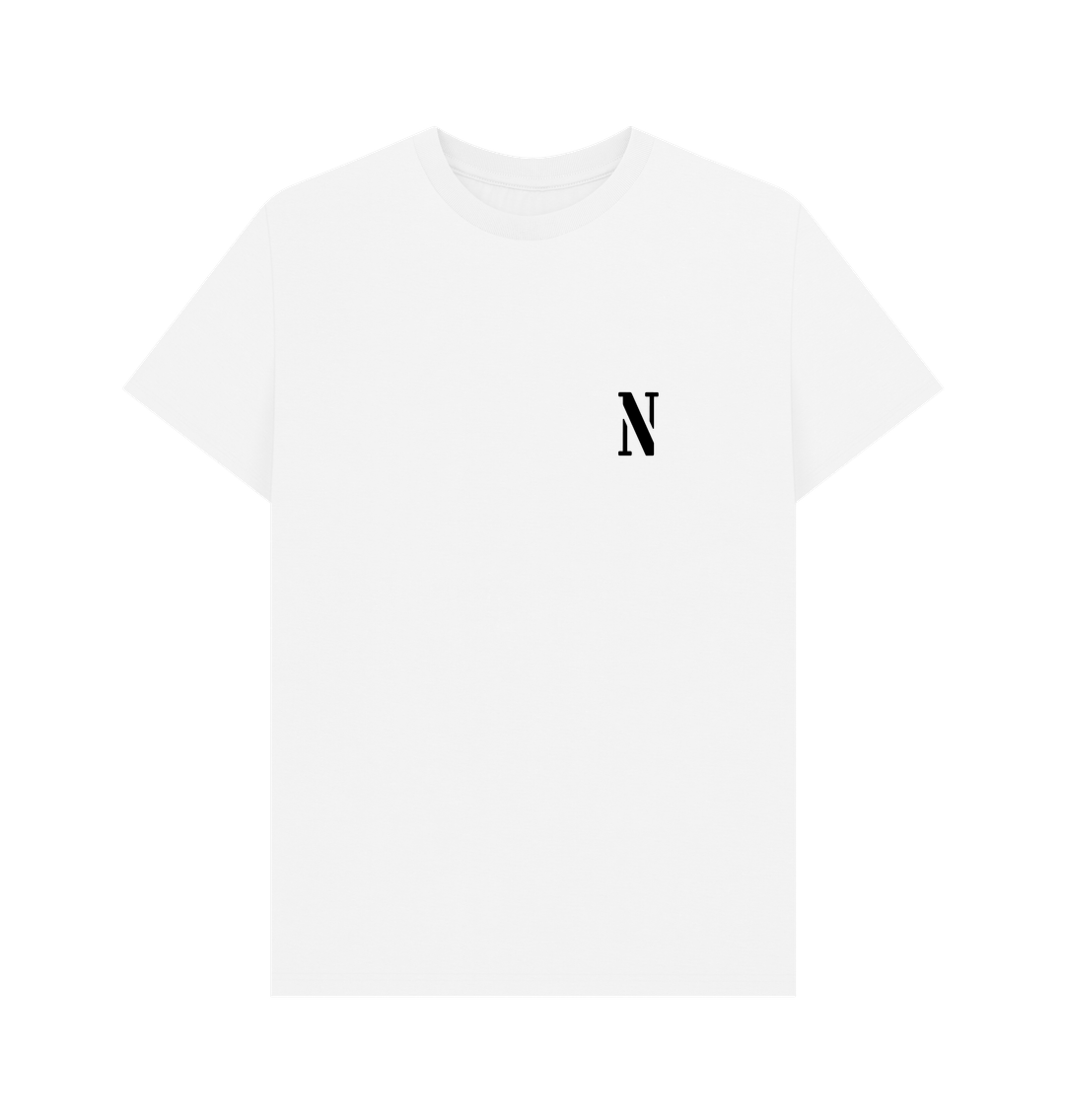 White Nightingale Classic Tee - Black Logo