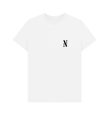 White Nightingale Classic Tee - Black Logo