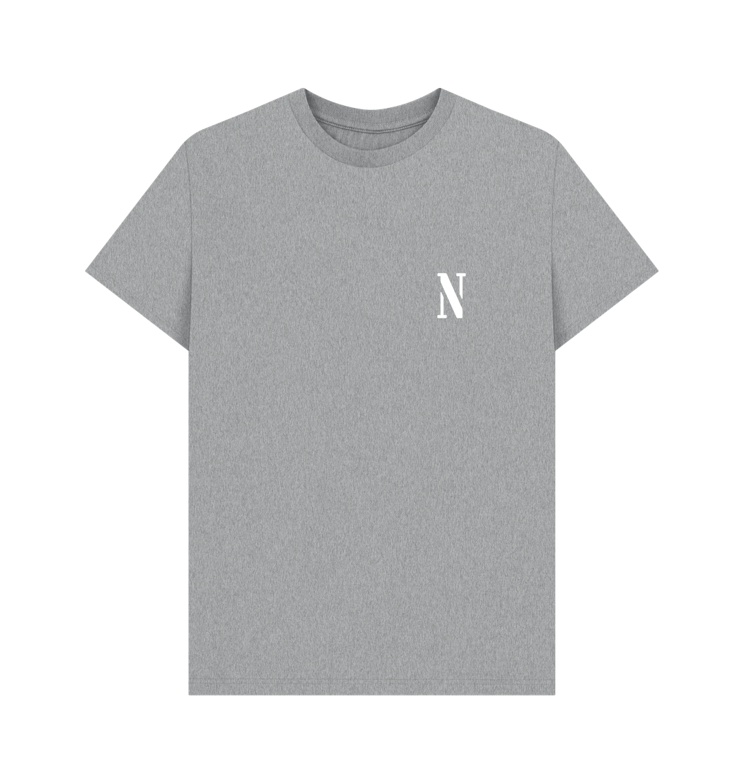 Athletic Grey Nightingale Classic Tee - White Logo