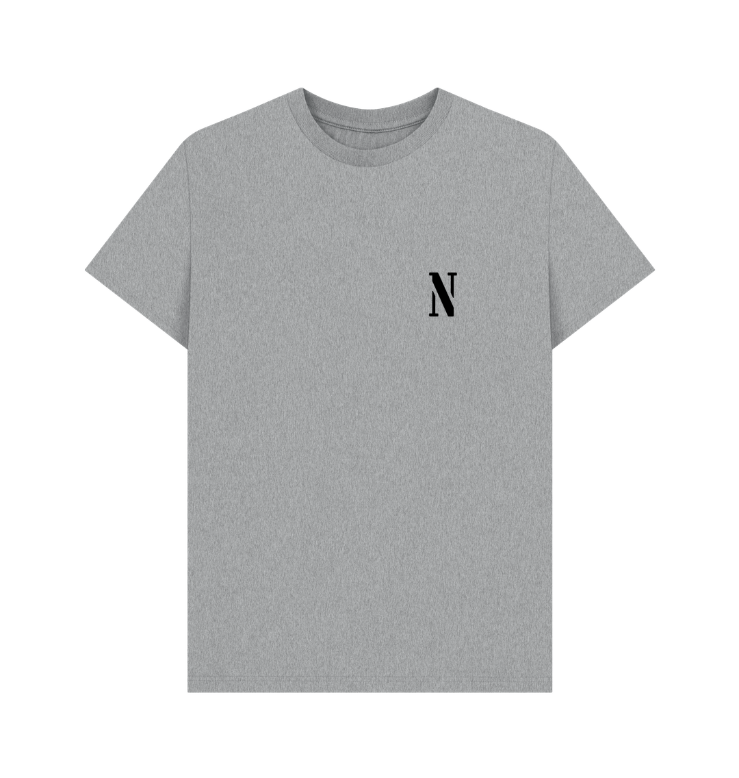 Athletic Grey Nightingale Classic Tee - Black Logo