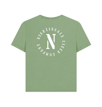 Nightingale Tee - White Logo