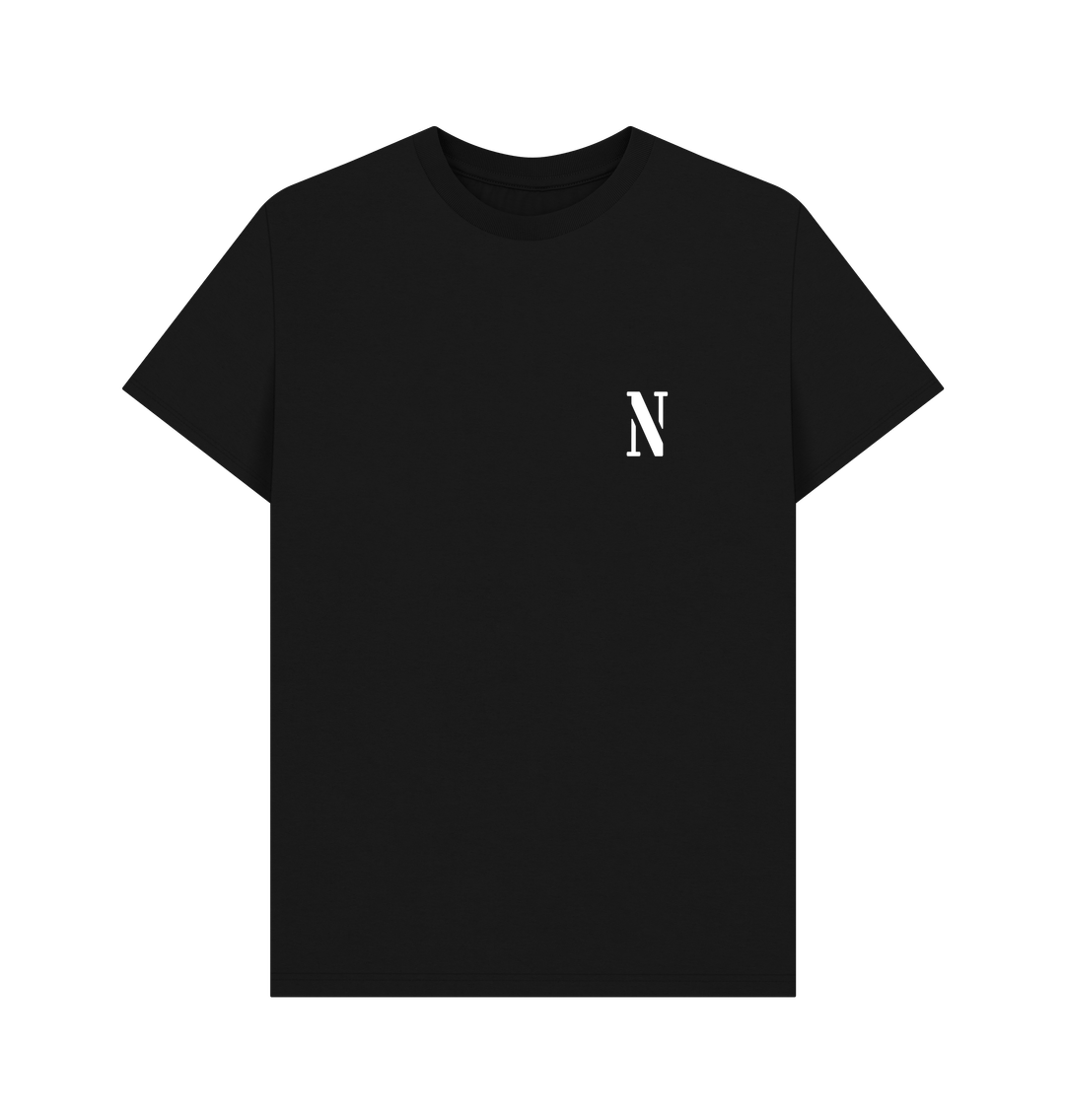 Black Nightingale Classic Tee - White Logo